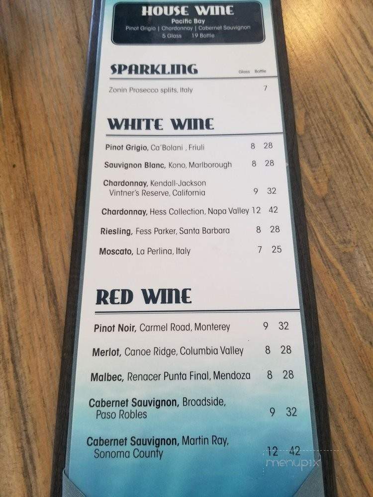 Fin's - Palm Harbor, FL menu_pic