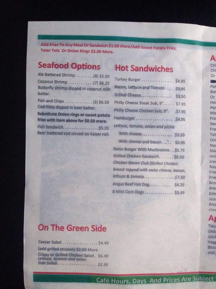 Toucan Cafe - Kissimmee, FL menu_pic