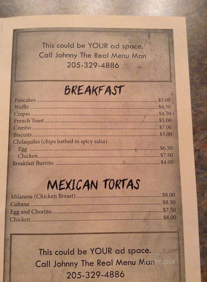 Daddy's Kitchen - Thorsby, AL menu_pic