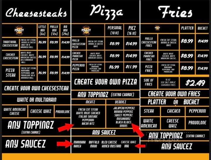 Philly Boyz - Tuscaloosa, AL menu_pic