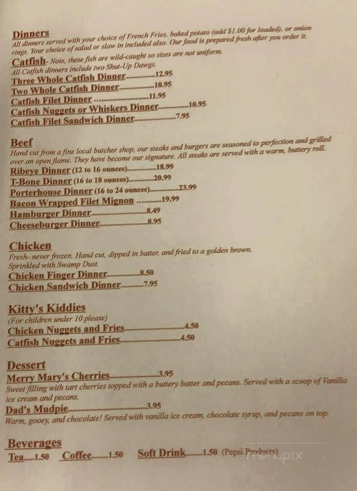 Here Kitty, Kitty Fish - Akron, AL menu_pic