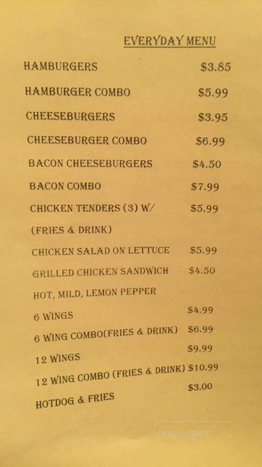 Ms. J's Cafe & Catering Service - Fosters, AL menu_pic