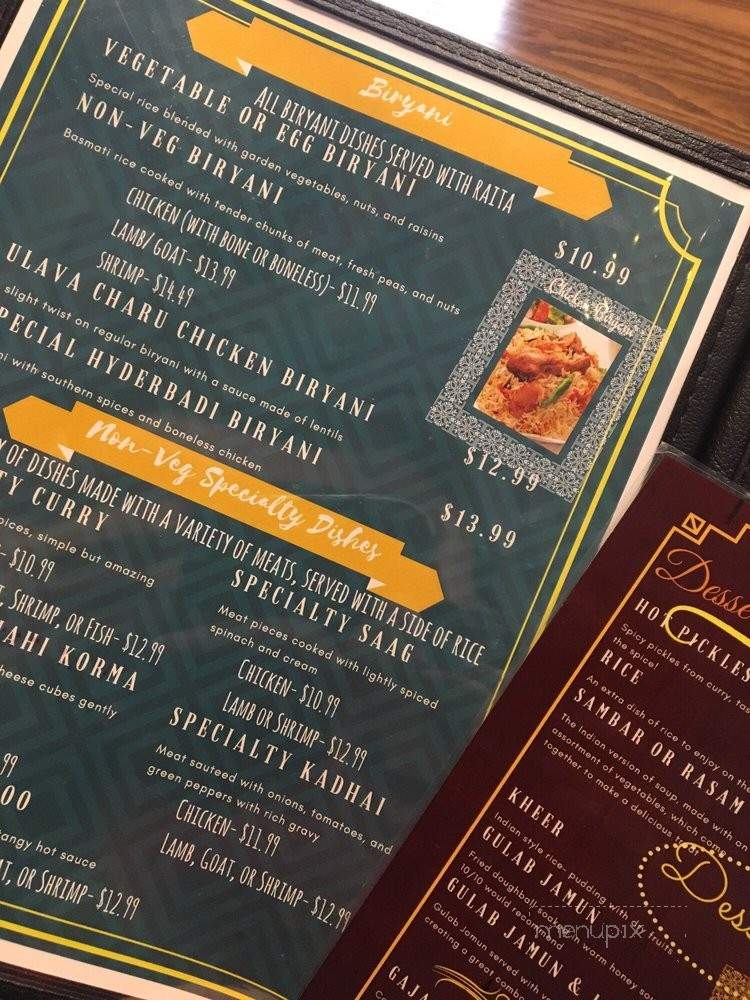 Ruchi - Huntsville, AL menu_pic