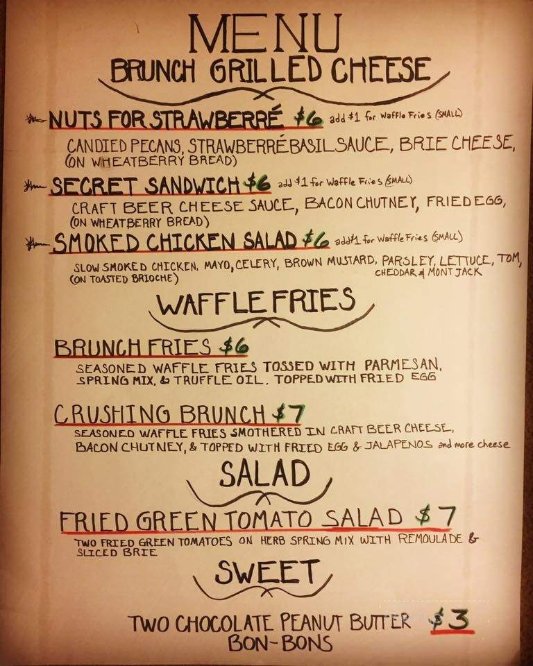 Back Alley Traveling Bistro - Huntsville, AL menu_pic