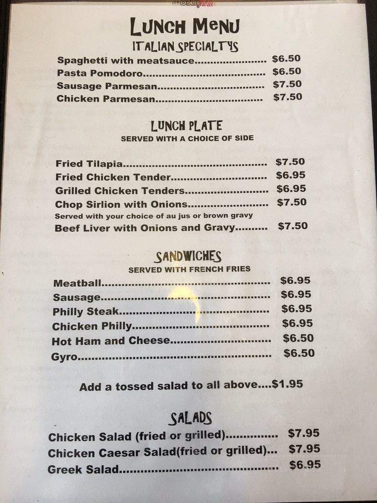 Palermos Italian Grill - Gadsden, AL menu_pic