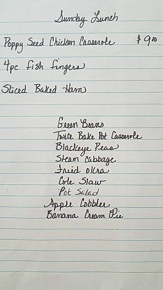 Maw Maws Cornbread Kitchen - Daviston, AL menu_pic