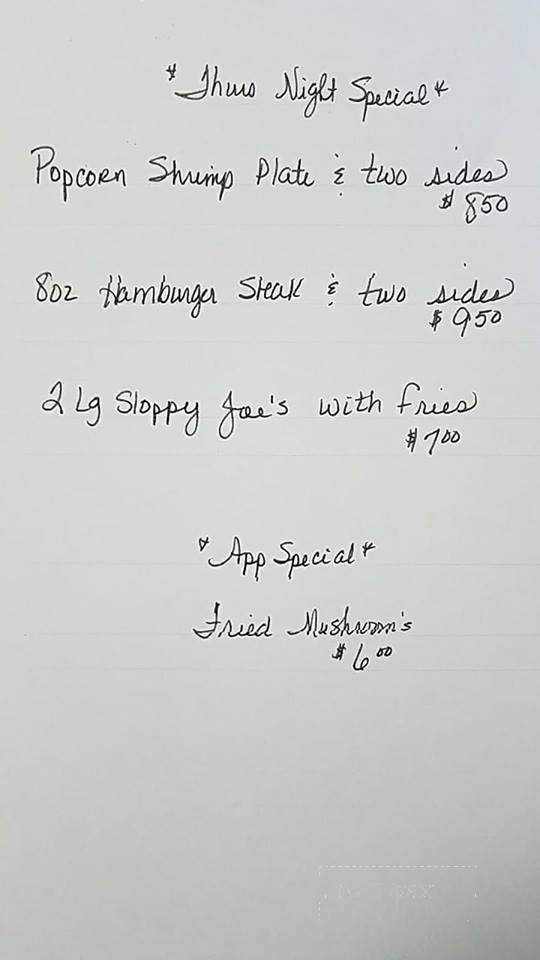 Maw Maws Cornbread Kitchen - Daviston, AL menu_pic
