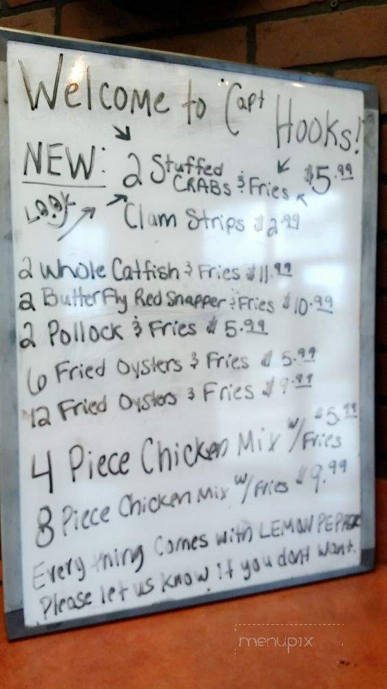 Captain Hooks - Dothan, AL menu_pic