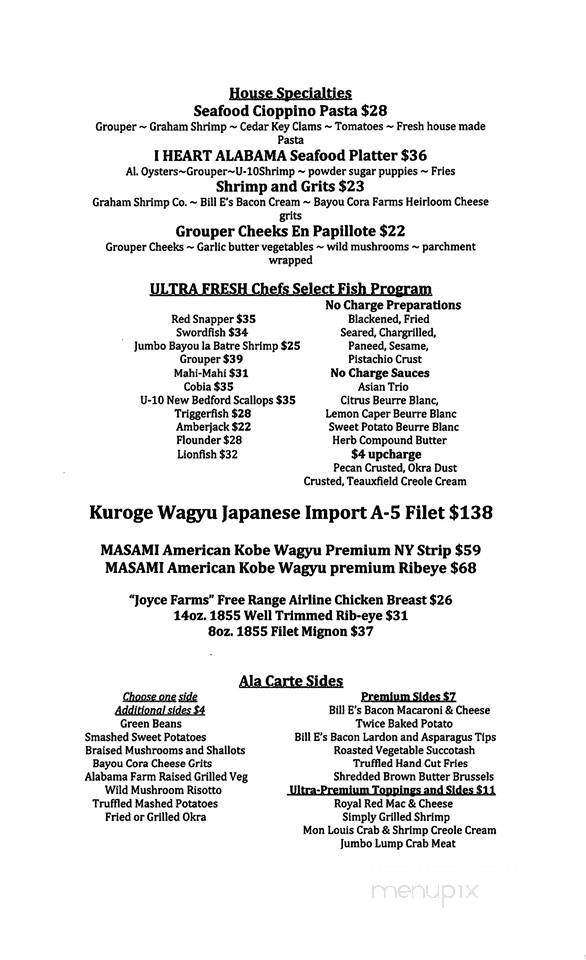 SALT - Orange Beach, AL menu_pic