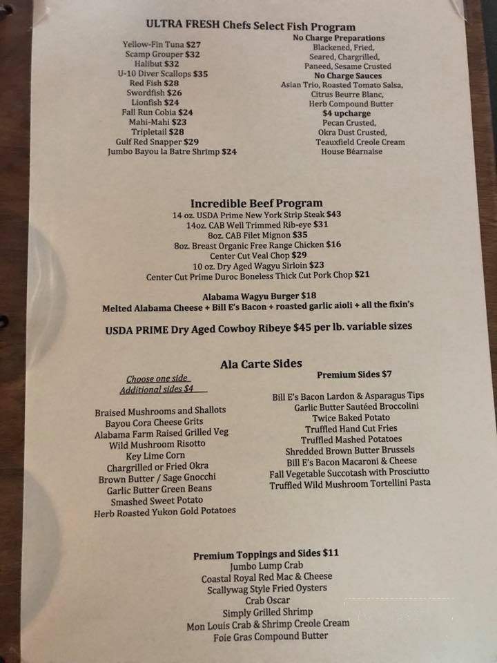 SALT - Orange Beach, AL menu_pic