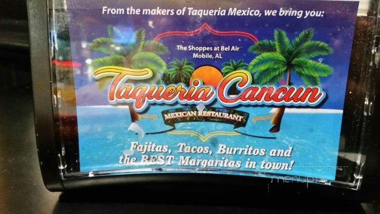 Taqueria Cancun - Mobile, AL menu_pic