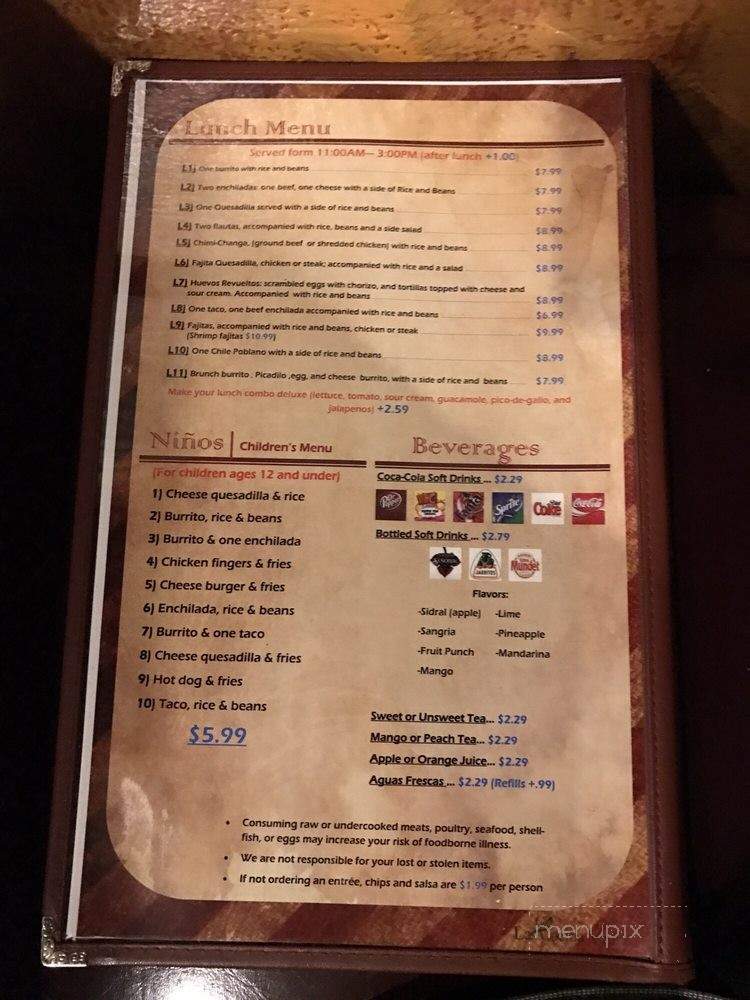 La Cocina - Mobile, AL menu_pic