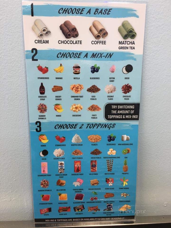 Sno Dash - Mobile, AL menu_pic