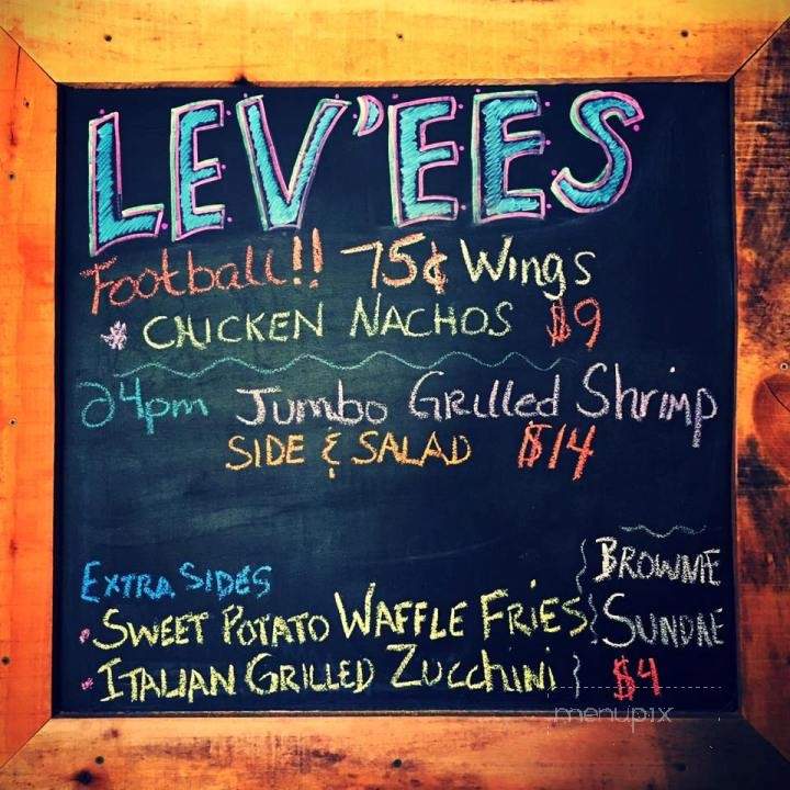 Lev'ees - Chapel Hill, TN menu_pic