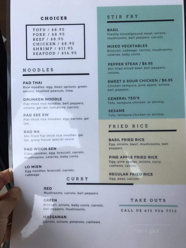 Love Thai Sushi - Christiana, TN menu_pic