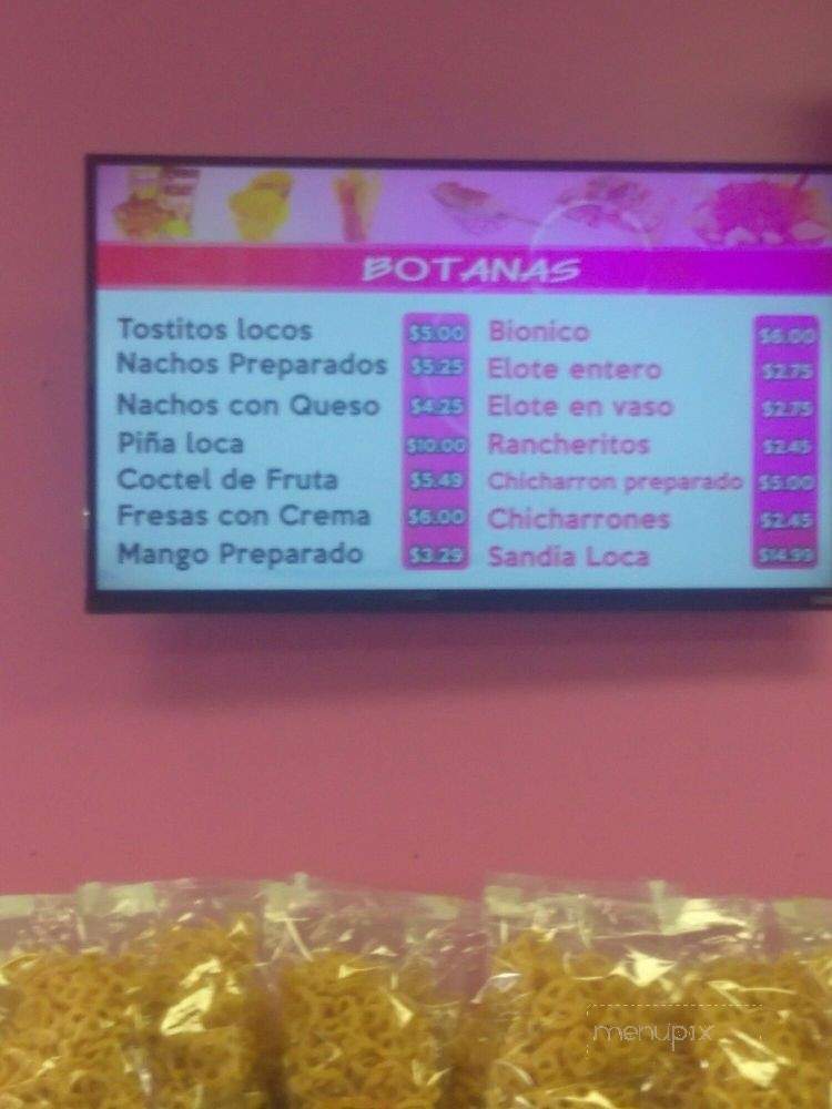 La michoacana delicias - Clarksville, TN menu_pic