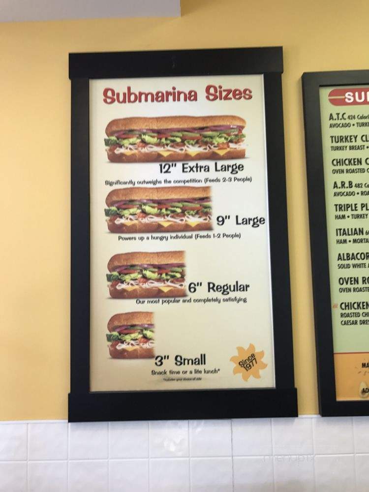Fresh California Subs - Clarksville, TN menu_pic