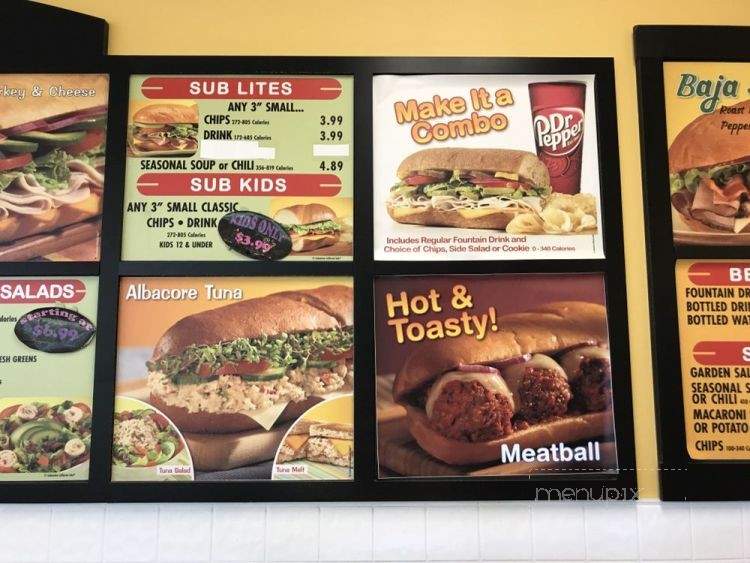 Fresh California Subs - Clarksville, TN menu_pic