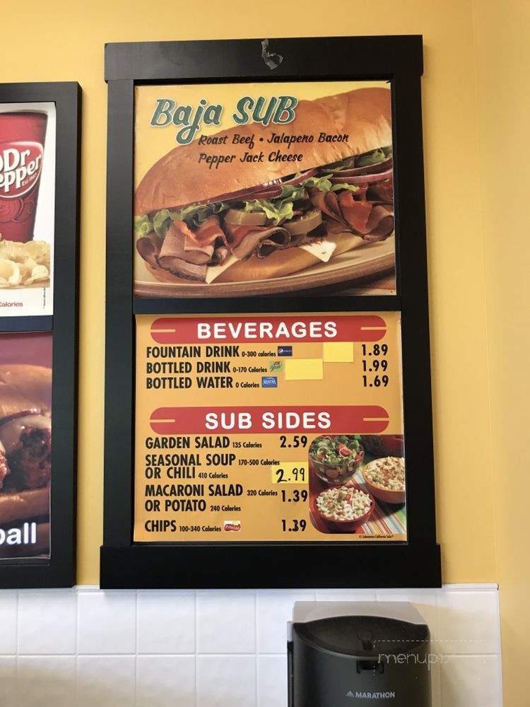 Fresh California Subs - Clarksville, TN menu_pic