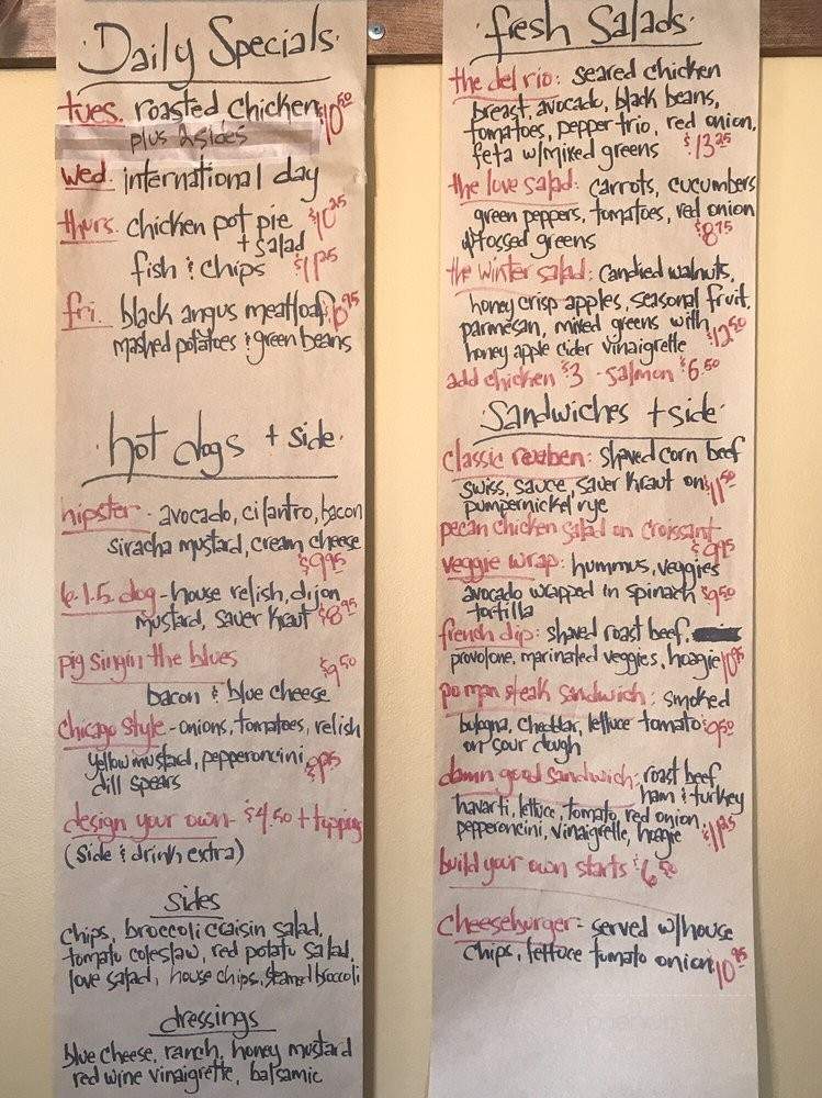 Love Language Cafe & Catering - Franklin, TN menu_pic