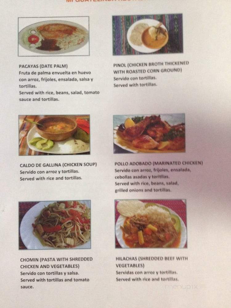Mi Guatelinda Restaurante - Madison, TN menu_pic