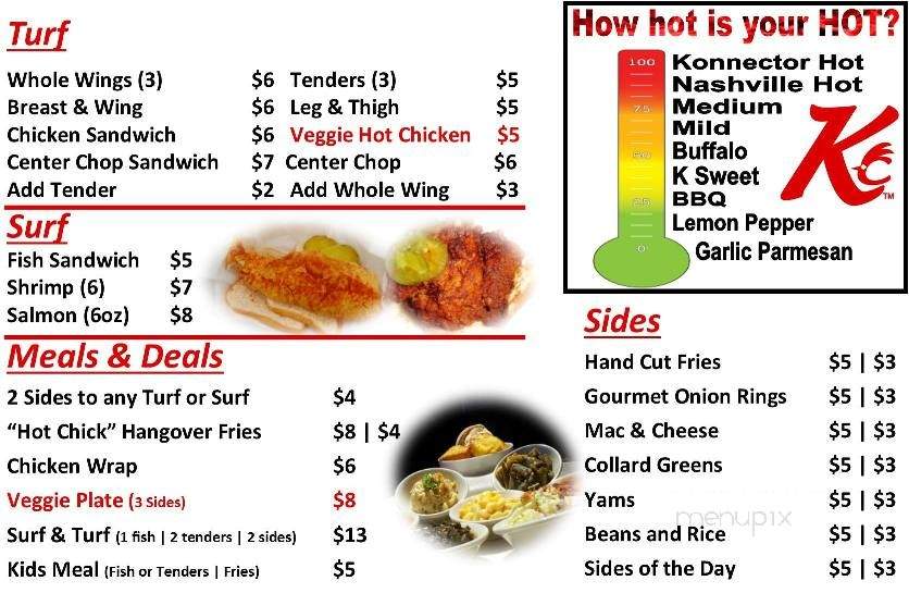 The Konnector Restaurant and Lounge - Madison, TN menu_pic