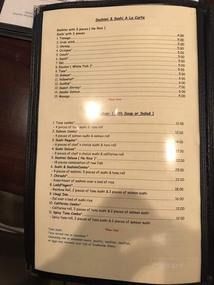 Sushi Thai - Spring Hill, TN menu_pic