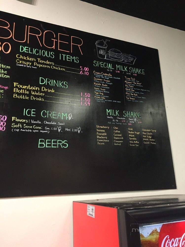 Baam Burger - Nashville, TN menu_pic