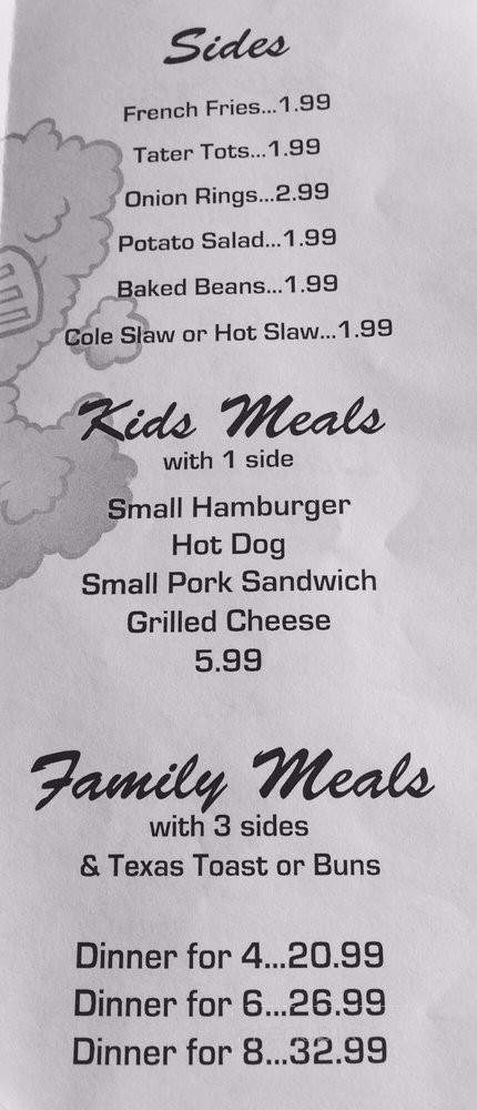 Xpress BBQ & Burgers - Harrison, TN menu_pic