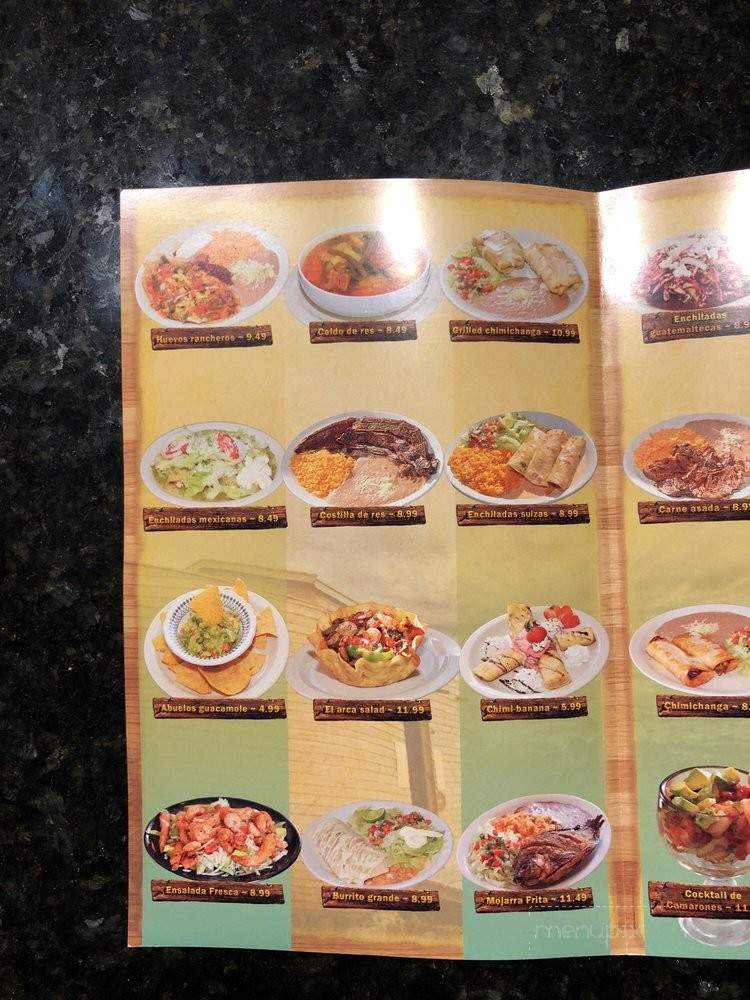 El Arca de Noe - Chattanooga, TN menu_pic