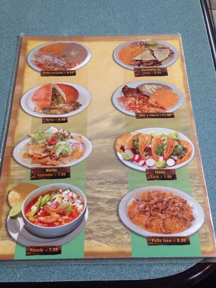 El Arca de Noe - Chattanooga, TN menu_pic