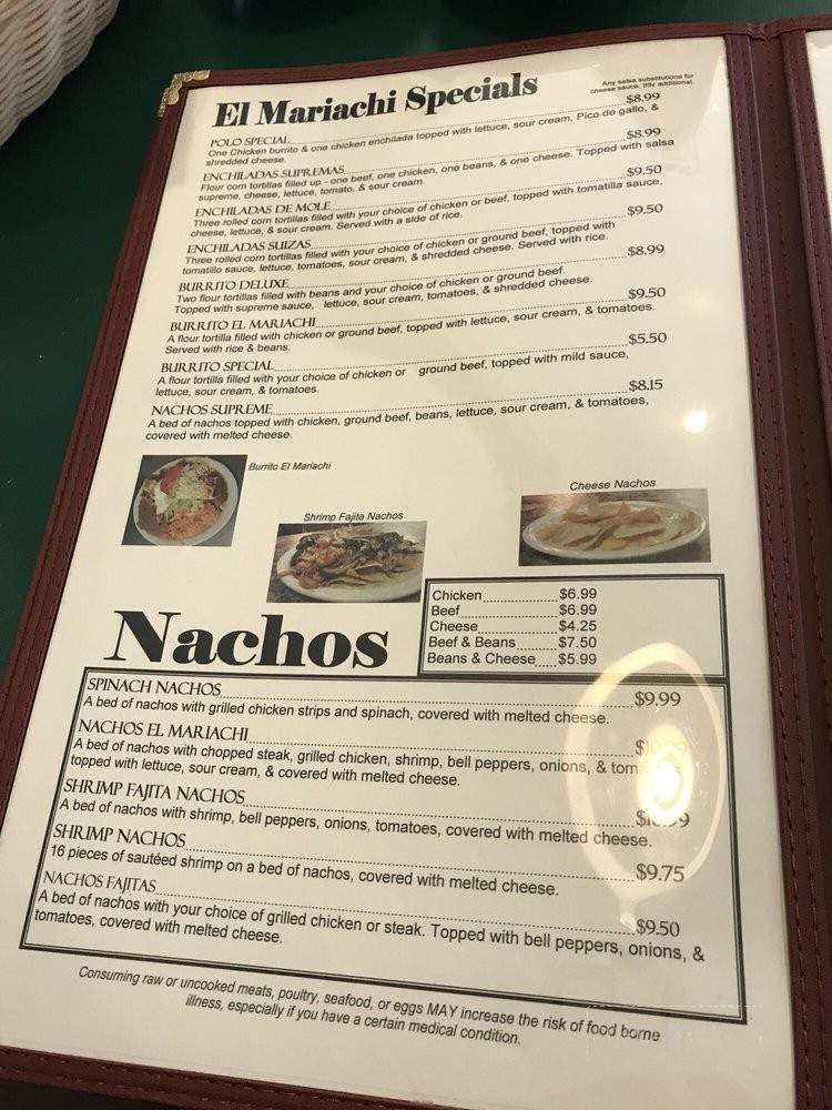 El Mariachi Loco - Powell, TN menu_pic
