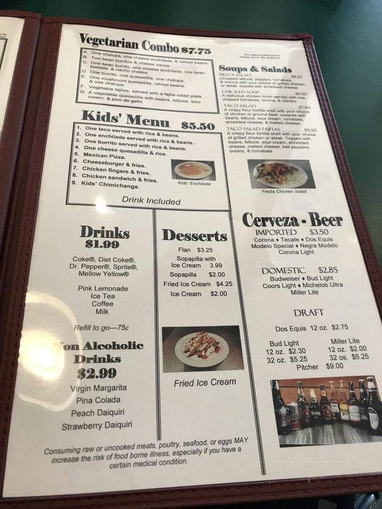 El Mariachi Loco - Powell, TN menu_pic