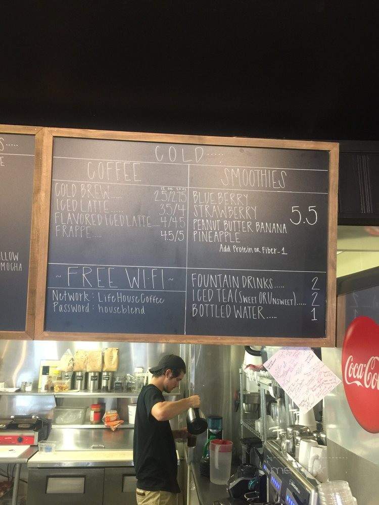 Life House Coffee - Powell, TN menu_pic