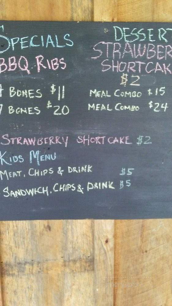 Preacher's Smokehouse - Sevierville, TN menu_pic