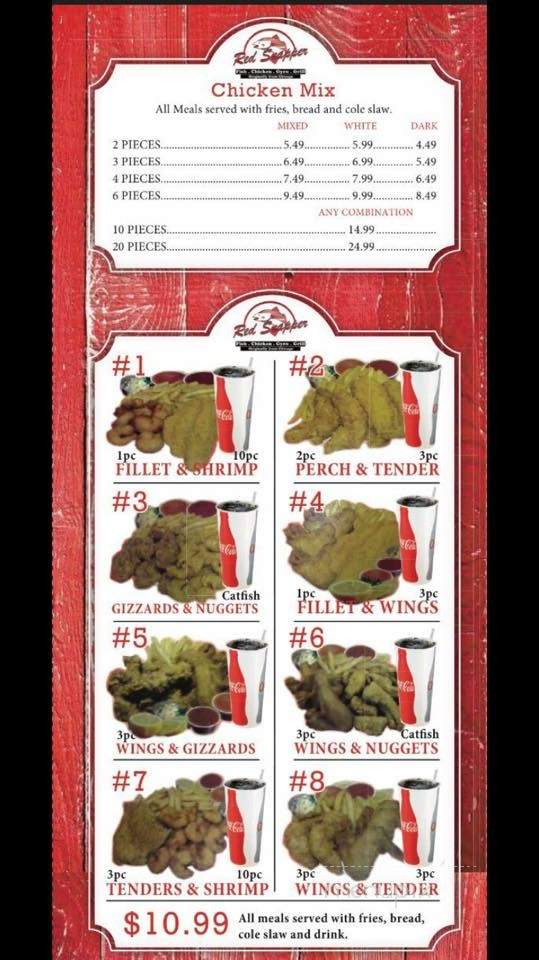 Red Snapper Memphis - Memphis, TN menu_pic