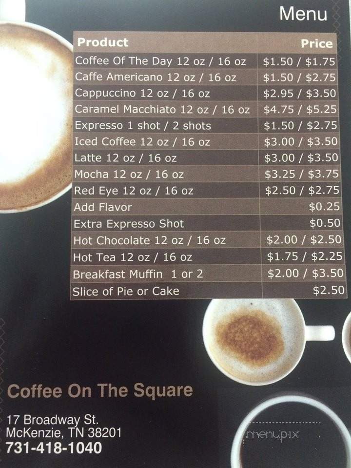 /30237119/Coffee-On-The-Square-McKenzie-TN - McKenzie, TN