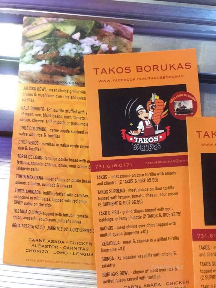 Takos Borukas - Jackson, TN menu_pic
