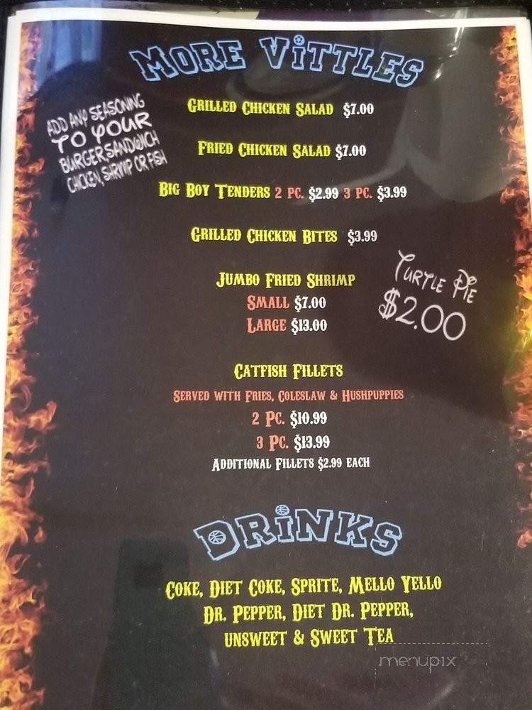 Hillbilly's Wing Shack - Adamsville, TN menu_pic