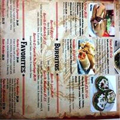 La Esperanza Mexican Restaurant - Savannah, TN menu_pic