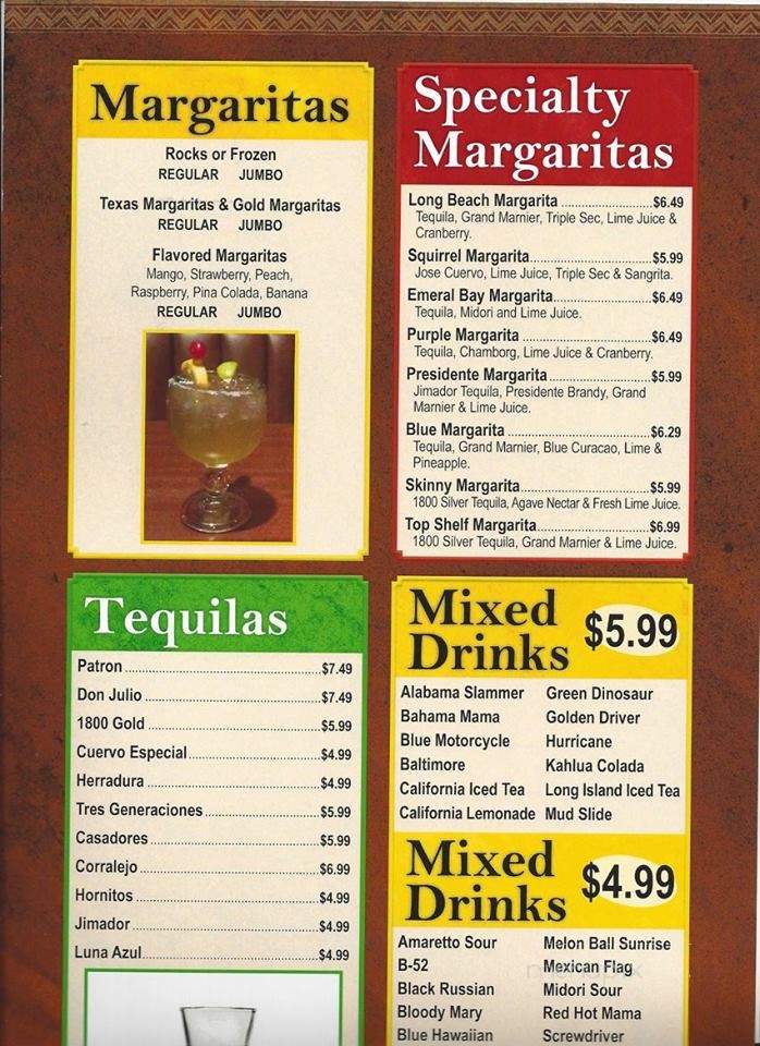 Casa Grande - Crossville, TN menu_pic