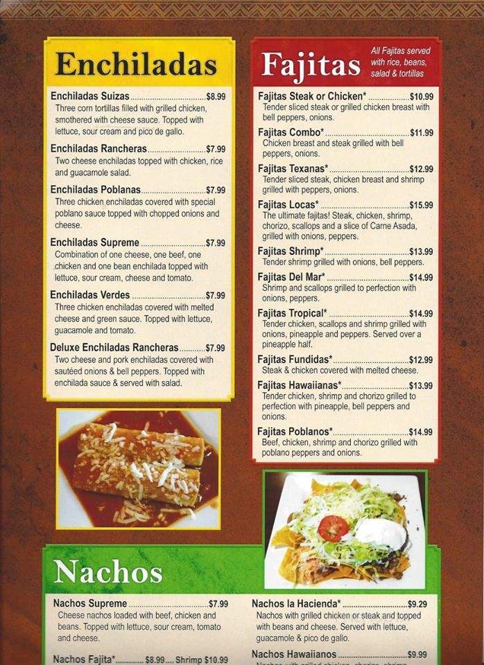 Casa Grande - Crossville, TN menu_pic