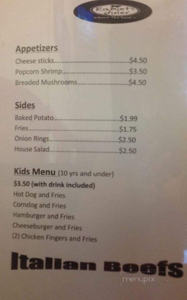 Ramjets Italian Beef - Burnsville, MS menu_pic