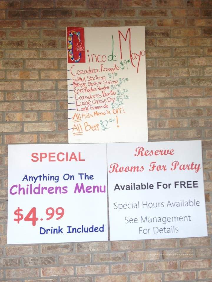 Los Cazadores - Florence, MS menu_pic