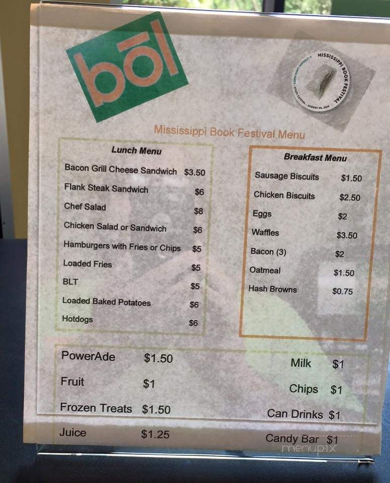Bol - Jackson, MS menu_pic