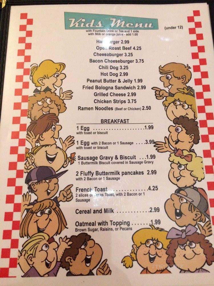 Mt Washington Family Diner & Ice Cream - Mount Washington, KY menu_pic