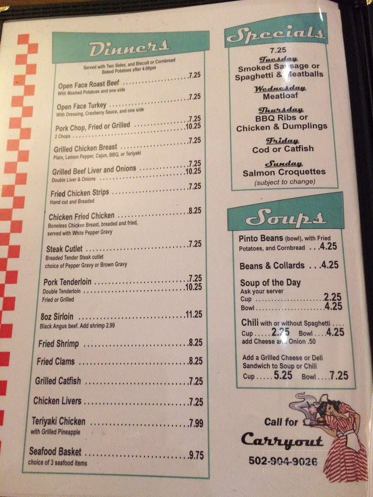 Mt Washington Family Diner & Ice Cream - Mount Washington, KY menu_pic