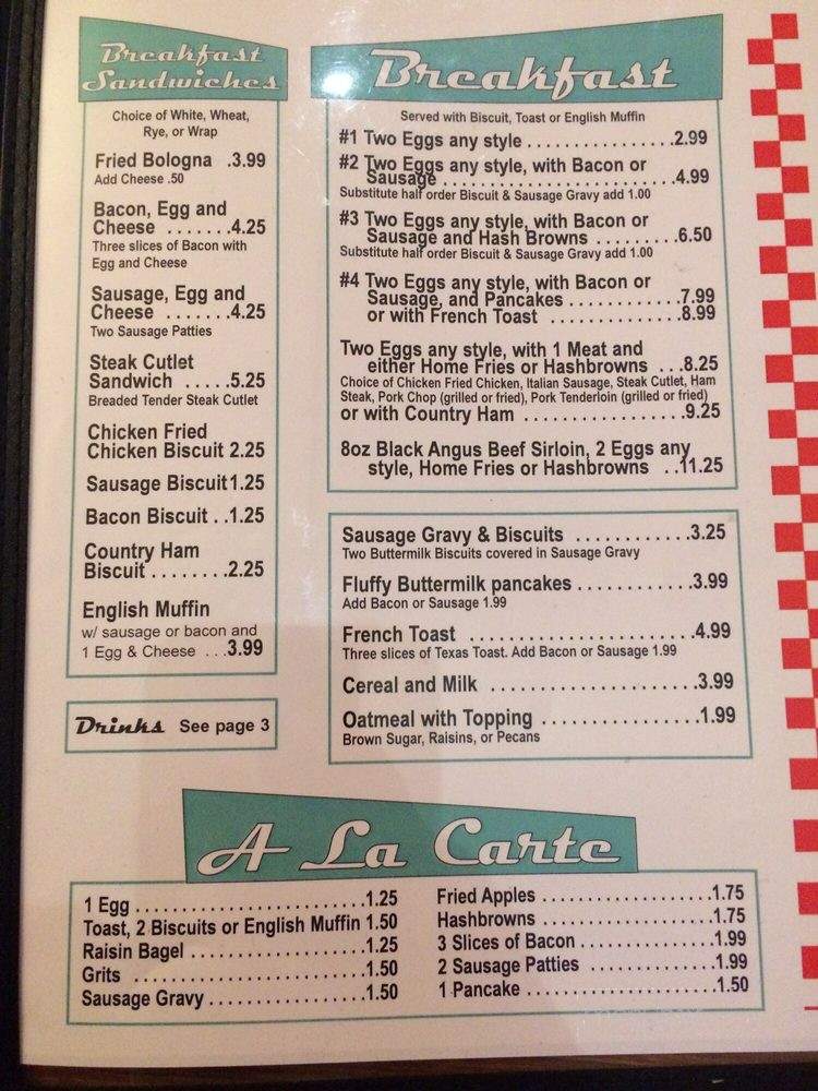 Mt Washington Family Diner & Ice Cream - Mount Washington, KY menu_pic