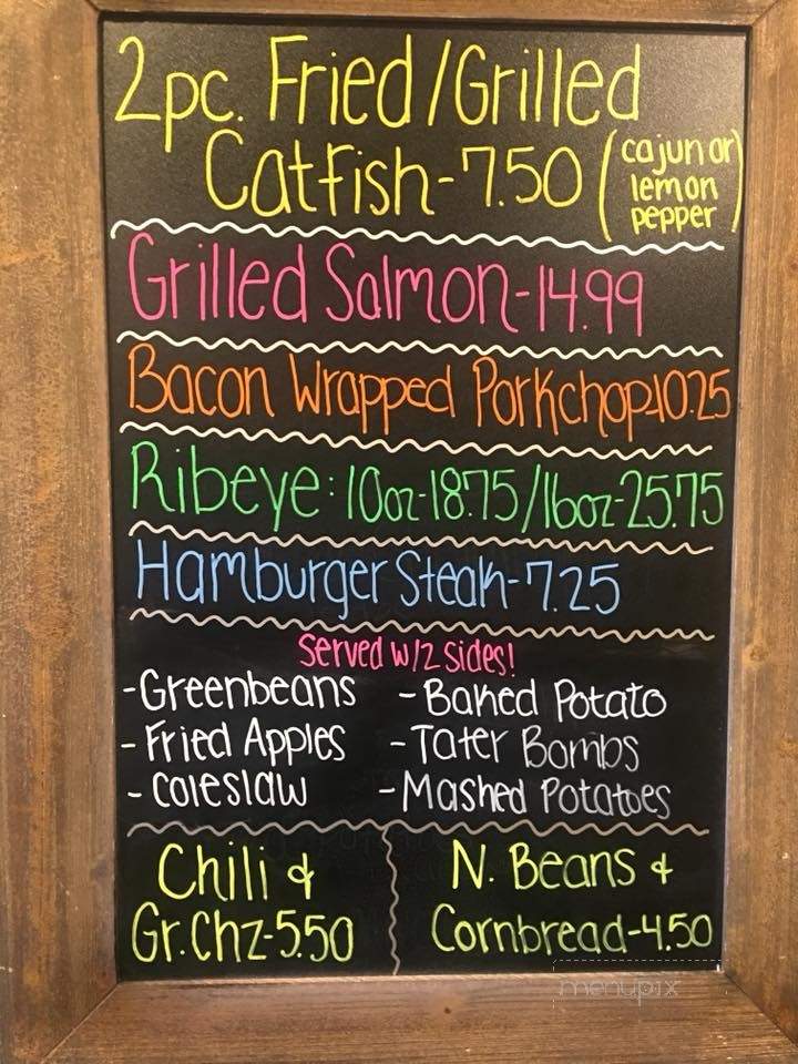 The Dam Restaurant - Falls of Rough, KY menu_pic