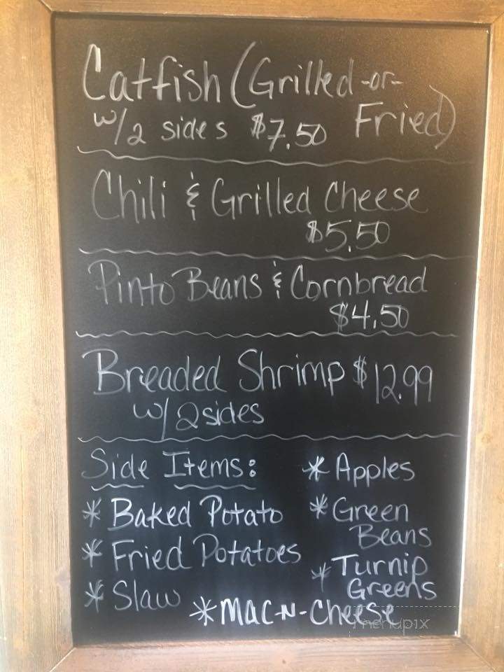 The Dam Restaurant - Falls of Rough, KY menu_pic
